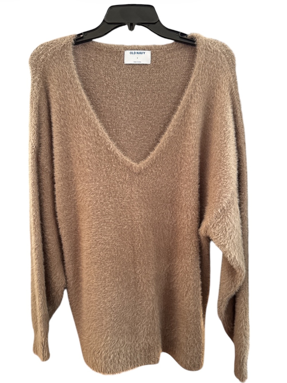 Old navy fuzzy sweater size small oversized